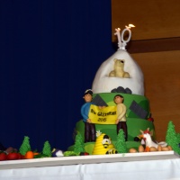 FFV 2015 - Un gâteau en massepain et sucre, réalisé avec passion et des produits exclusivement bio.